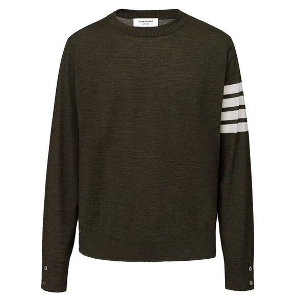 Thom Browne Green Wool Men's Sweatshirt